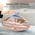 thumbnail image 4 of Yayeee Pillowcase Standard Size Set of 2 Satin Wrinkle Resistant Pillow Case, Pink Candy House, 4 of 8