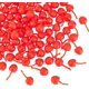 thumbnail image 1 of 100 cerezas artificiales en miniatura para decoración de cerezas, juego de simulación de frutas 3D., 1 of 9