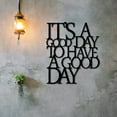 thumbnail image 2 of Positive - Message Metal Wall Art - Office and Home Decoration, 2 of 6