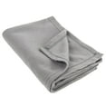 thumbnail image 4 of 24 pack Trail maker 60”L x 50”W Solid Color Adult Fleece Throw Blankets in Gray, 4 of 9