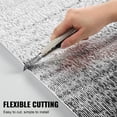 thumbnail image 4 of KFFKFF Dual Reflective Insulation Sheet, EPE Foam with Aluminum Foil on Both Sides, 3.2 mm Thickness, 48 inches by 10 feet, Efficient Thermal Shield for Windows, RVs, and Roofs, 4 of 9