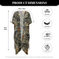 thumbnail image 6 of HELLHERO Woodland Camo Bathing Suit Cover Up Casual Loose Cardigan High Quality Fabrics Quick Dry Long Kimono Swimsuit Cover Up, 6 of 6