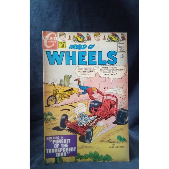 Pre-Owned World of Wheels #19 1968 Charlton Comics Comic Book