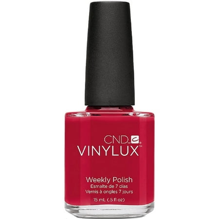 CND Vinylux Weekly Nail Polish, Rouge Red #143, 0.5 Fl