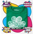thumbnail image 3 of Shop4Ever Distressed Shamrock Heart St. Patrick's Day Toddler's Cotton T-Shirt 5T/6T Green, 3 of 6