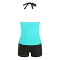 thumbnail image 5 of Zhden Halter Top Tankini Swimsuits for Women V Neck Swimwear Two Piece Swimsuits Tummy Control Tankini Bathing Suits（Mint Green,XXL）, 5 of 5