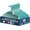 Aqua, variant on Lifemaster Plastic Clothes Hangers – Heavy Duty Hanger Set, For Organizing Clothes, Dresses, and Coat, Holds Up To 5 lbs, Space-saving Hangers with Non-Slip Shoulder Grooves, Pack of 5, Gray