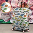 thumbnail image 4 of White Cartoon Roar Dinosaurs Pattern Luggage Cover Fashion Suitcase Cover Baggage Covers Fit 25-28 Inch Luggage (Go Travel), 4 of 5