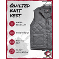 thumbnail image 7 of CANADA WEATHER GEAR Men's Vest - Zip Up Sweater Yoke Front & Back Quilted Heated Vest for Men M-XXL, 7 of 7