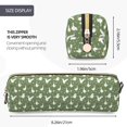 thumbnail image 3 of Rateoe Cute goose Print Leather Pencil Case with Smooth Zipper, Compact Storage for Writing Tools & Art Supplies, 8.26" x 1.96" x 2.16", 3 of 7