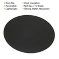 thumbnail image 4 of Uxcell 12" Round Plant Coasters Felt Pad Mat, Black 6 In1 Set, 4 of 5