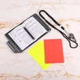 thumbnail image 4 of Kit de Árbitro de Fútbol, Kit de Advertencia para Árbitro de Fútbol con Tarjetas Amarillas y Rojas, Silbato de Sonido Fuerte y Nítido con Cordón., 4 of 5