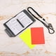 thumbnail image 4 of Kit de Árbitro de Fútbol, Kit de Advertencia para Árbitro de Fútbol con Tarjetas Amarillas y Rojas, Silbato de Sonido Fuerte y Nítido con Cordón., 4 of 5