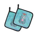 thumbnail image 1 of Carolines Treasures BB7381PTHD Rhinocéros Aquarelle Paire de Porte-Pot, 1 of 1