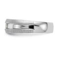 thumbnail image 3 of 14K White Gold Ring Band Wedding Diamond Square Men's , Size 8, 3 of 7