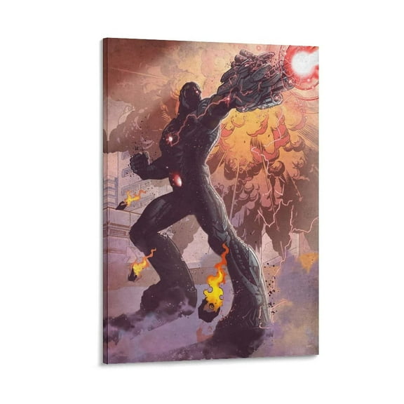 zhengyi Anime Wall Art (4) Poster Decorative Painting Canvas Wall Art Living Room Posters Bedro