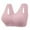 Rose Gold, variant on Women Solid Bra Comfortable Front Closure Bra Soft Thread Cloth Support for Medium and Full Coverage No Underwire 40 Green