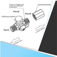 thumbnail image 3 of 12 Inch Hose Water Heater Kit, 2 Male Port Valves RV Water Heater Bypass Kit Stable Connection Rugged  for Yacht, 3 of 7