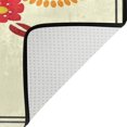 thumbnail image 5 of Dreamtimes Thanksgiving Day Area Rug, 36"x24" Tree Owls Pumpkins Non-Slip Washable Indoor Door Mat, Absorbent Floor Mat for Bedroom Kitchen Entryway Bathroom, 5 of 7