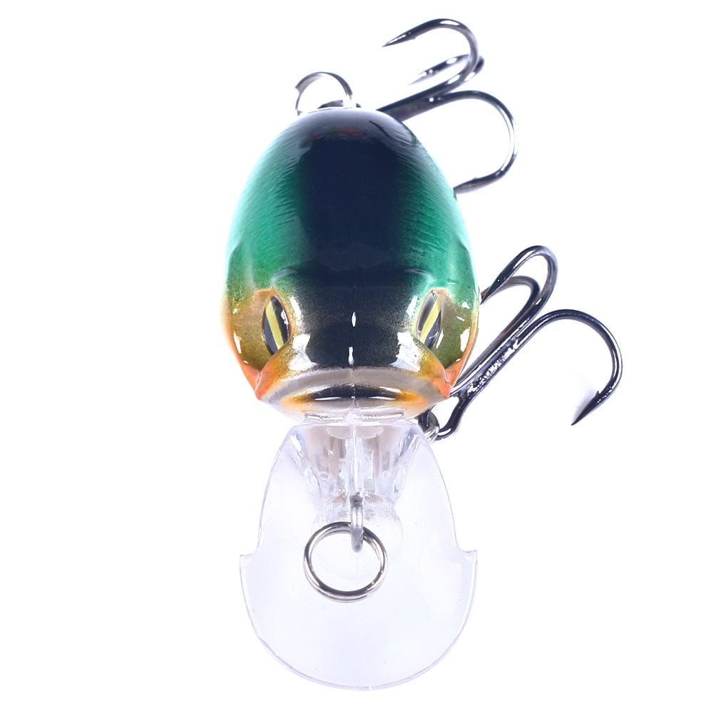 HENGJIA Crank Baits for Bass Fishing 10PCS Plopper Fishing Lure Shallow Diving Crank Bait Square Bill Crankbaits Fishing Lures