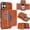Lightbrown, variant on Allytechgroup 2 In 1 Wallet Case for Apple iPhone 16, Detachable Cards Holder Magnetic Back Cover [Compatible with Magsafe] Anti-Scratch Drop Proof Phone Case Shell for Women Men, Pink