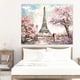 thumbnail image 3 of Cuadro Canvas Paisaje Paris Rosa Tipo Oleo Grande Decorativo, 3 of 4