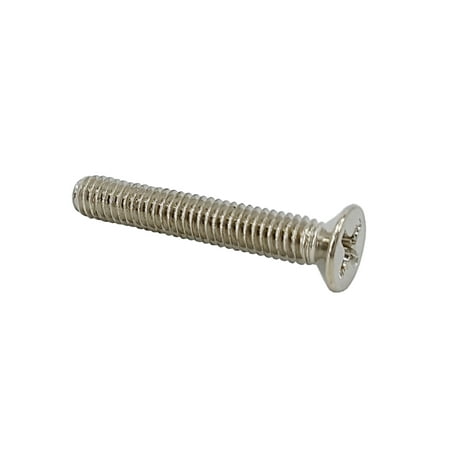 

FixtureDisplays® 100PK M3 X 40mm Pitch 0.5mm - Phillips Flat Head Machine Screw (Countersunk) Carbon Steel Nickel Plated Cross Recessed 302013