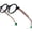 9351 Black C6, variant on HEPIDEM Multicolor Acetate Glasses Frame Women,Oversize Round Optical Eyeglasses  (9351 White C3)