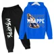 thumbnail image 2 of Conjunto de sudadera y pantalones con estampado de Mbappé para niños, primavera y otoño, ropa deportiva de 2 piezas para niños y niñas, ropa para niños, 2 of 5