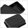 thumbnail image 5 of Hynomiky 13 Liter Bus Box with Lid, Set of 12 Plastic Restaurant Dish Tub, Food Service Bus Tubs, Black, 5 of 7