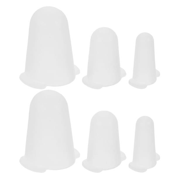 BRIGHTFUFU 6 tapas protectoras para boquillas de glaseado, tapas para boquillas de decoración de pasteles, cubiertas protectoras para boquillas de manga pastelera, herramientas para decorar pasteles