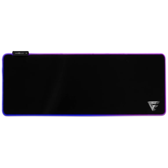 Mousepad GameFactor MPG500 RGB LX Extra Largo Microfibra Negro