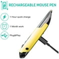 thumbnail image 2 of Souris Stylo Optique Sans Fil 2,4 GHz Mains Gauche et Droite Rechargeable, Souris Stylo de Poche Sans Fil à Double Touches Droites pour PC Portable iOS Android Tablette, 2 of 8