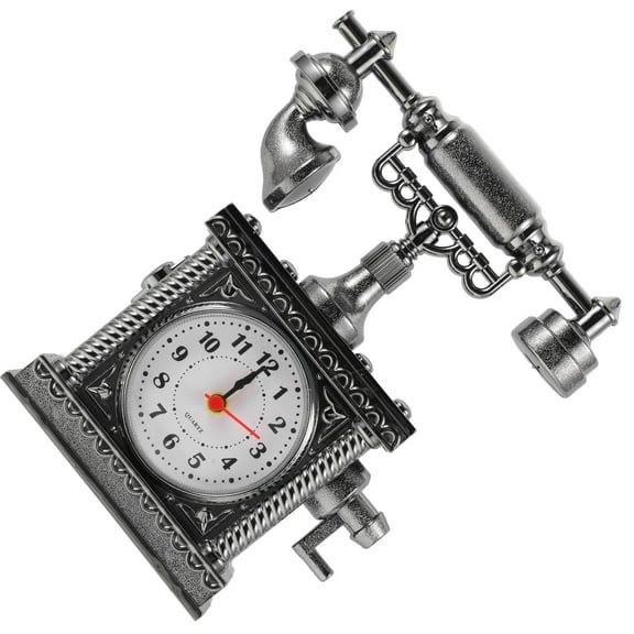 LEORX Decorative Telephone Model Vintage Design for Stage Props 1Pcs Black