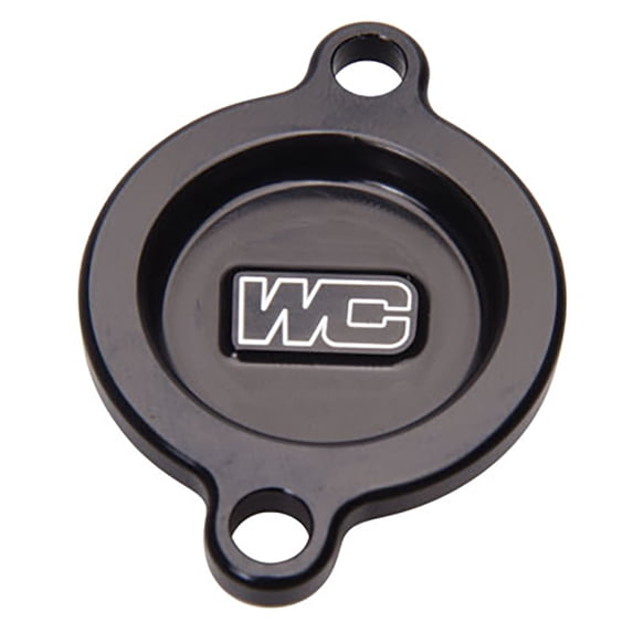 Works Connection Oil Filter Cover Black Compatible With Husqvarna FE 350 S 2020-2021
