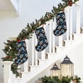 thumbnail image 5 of Lsque 18 Inches Football Pattern Christmas Stockings Hanging Ornaments,Knitted Xmas Fireplace Hanging Stocking,Holiday Decoration, 5 of 8