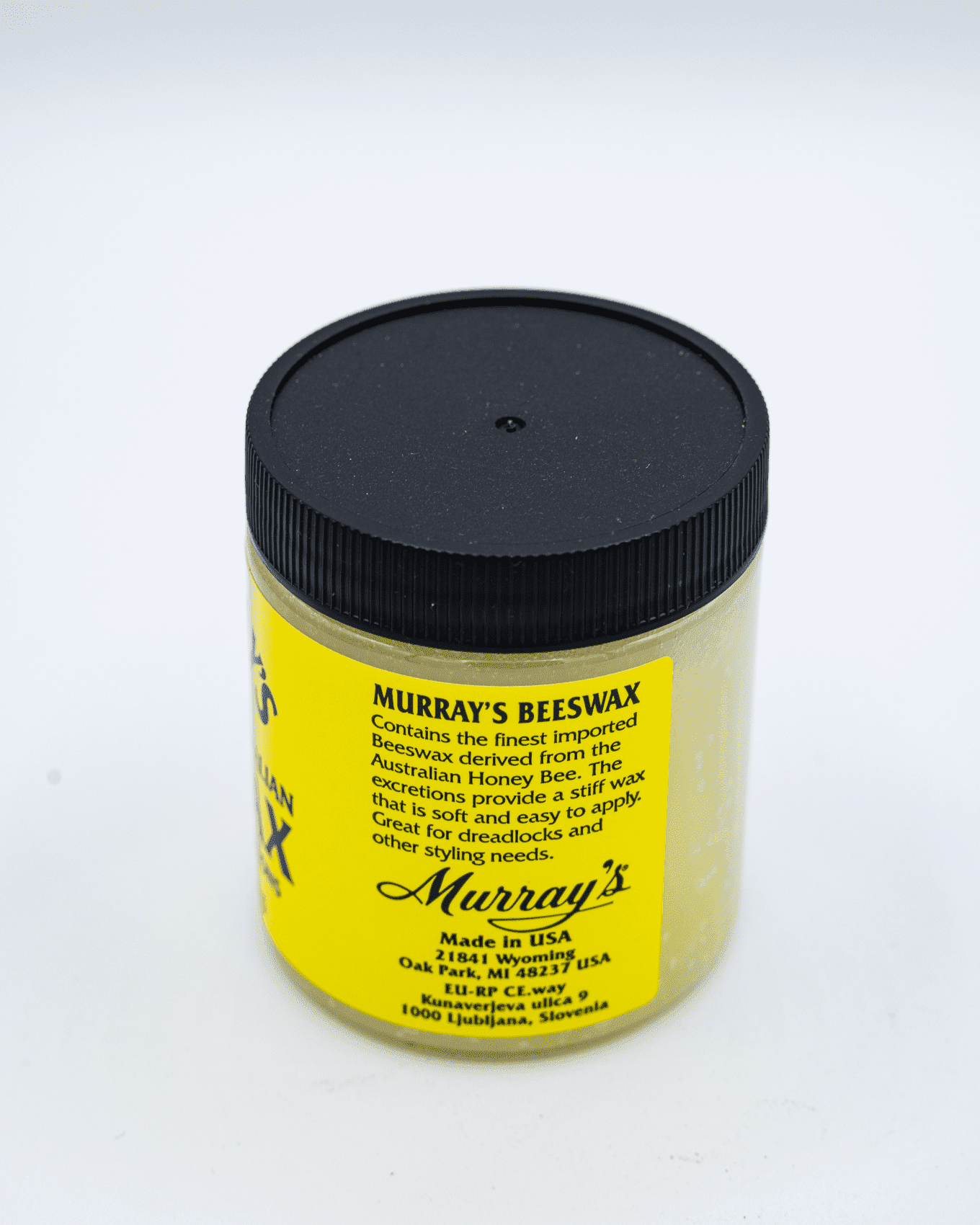 Murray's Black 100% Pure Australian Beeswax Seals Ends & Conditions 4oz