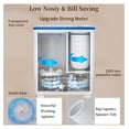 thumbnail image 5 of Portable Washing Machine, Twin Tub Washing Machine Laundry Compact Washer spinner Combo with 20lbs capacity, 12Lbs Washer and 8Lbs Spinner dryer for Apartments RVs and Dorms, 5 of 6