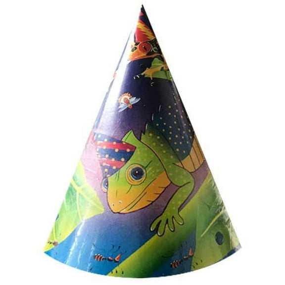 Happy Birthday 'Bug Party' Cone Hats (8ct)