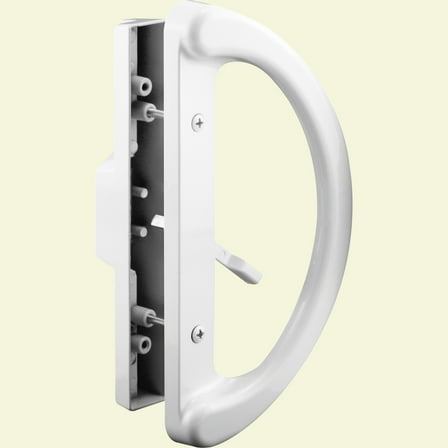 Slide-Co 143598 Diecast, White, Patio Door Handle
