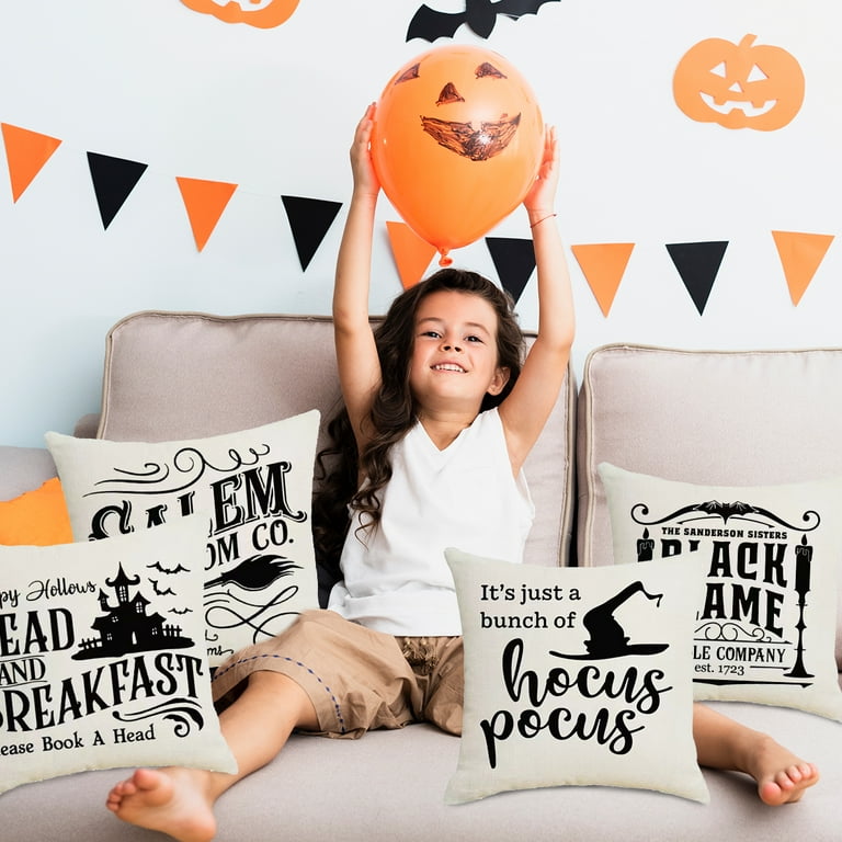 Pillow covers top with quotes