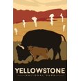 thumbnail image 3 of Yellowstone National Park, Bison and Calf (100% Cotton Canvas Reusable Tote Bag), 3 of 3