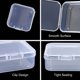 thumbnail image 5 of Paquete de 16 Cajas de Almacenamiento de Cuentas de PláStico Transparente con Tapa con Bisagras para ArtíCulos PequeñOs, Diamantes, Cuentas (2,2 X 2,2 X 0,79 Pulgadas), 5 of 5