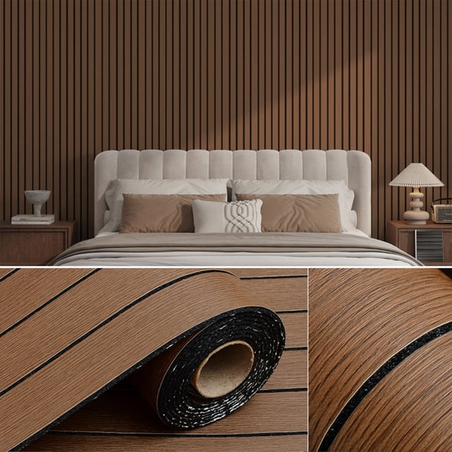 Wallpaper TV Background Wall Grille Waterproof Thickened Shading Decorative Wall Sticker