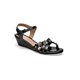 thumbnail image 1 of Sandalias de piso Exterior Sintético Color Negro De Charol Para Mujer De RBBASICS, 1 of 2