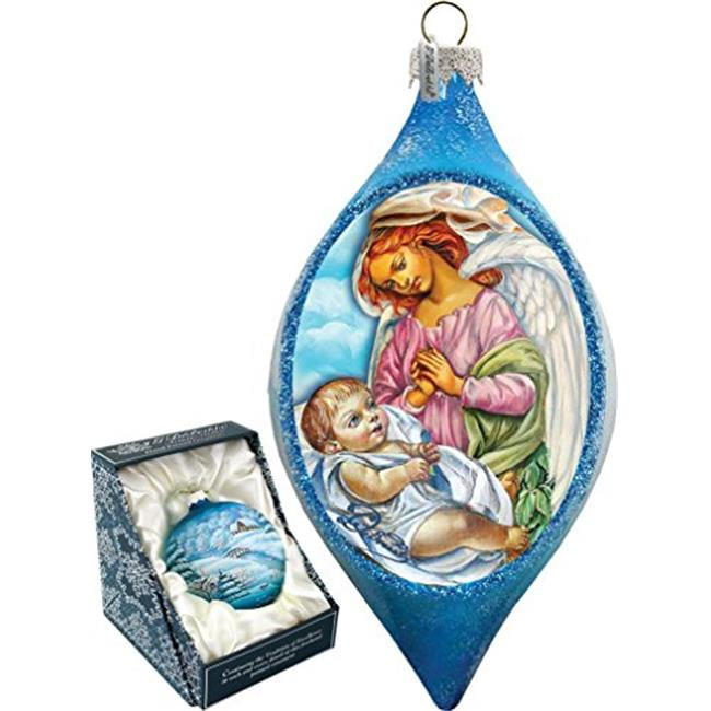 Gdebrekht 757 022 Angelic Touch Glass Ornament Drop Walmart Com Walmart Com