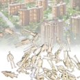 thumbnail image 4 of Sinknap 50/100pcs 1:100 25mm Scale Mixed Model Railway Train People Figures Miniature-week, 4 of 4