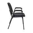 thumbnail image 2 of Ace Vinyl Stack Chair- Black, 2 of 4