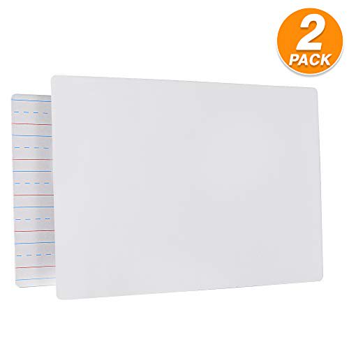 9" X 12" Double Sided Dry Erase Lap Boards Learning Writing Practice