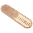 thumbnail image 3 of Miangastore Panneau de Confidentialité Acrylique Réservé Indicateur de Porte Coulissant pour Restaurant Conférence, 3 of 8